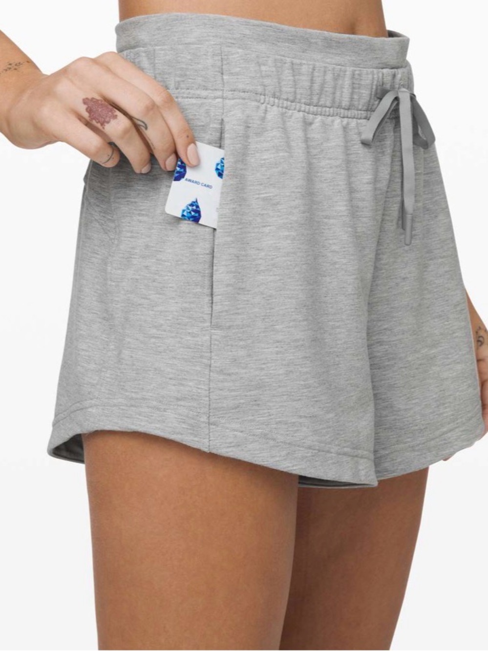 Lululemon Inner Glow 3” shorts size 8